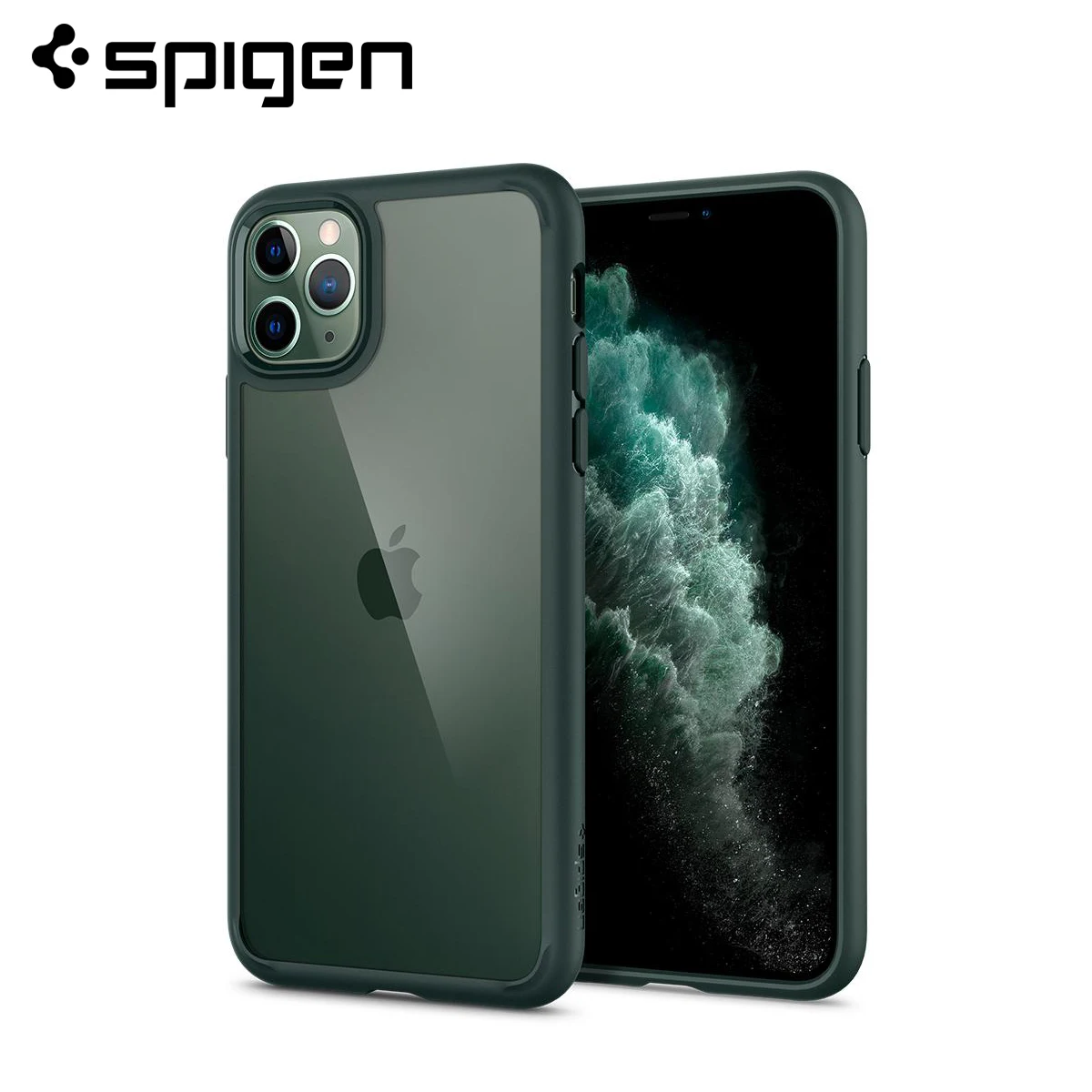 Comprar Spigen Ultra híbrido duro claro Panel trasero suave parachoques híbrido MIL STD resistente a la caída funda para iPhone 11 Pro Max 11 Pro 11