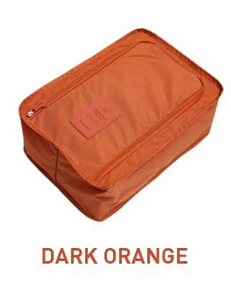 orange Удобная дорожная сумка для хранения нейлоновая 6 цветов Портативная сумка-Органайзер многофункциональная для обуви сортировочная сумка WJ102810 - Цвет: orange