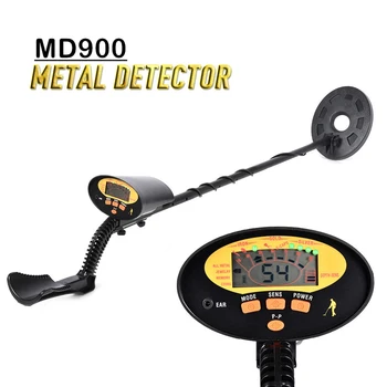 

MD900Portable Underground Metal Detector Outdoor Gold Treasure Jewelry Finder with LCD Display waterproof Coil Detection Machine