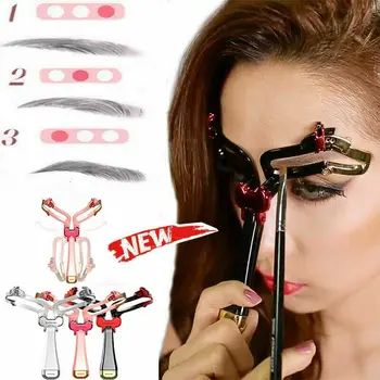 

Eyebrow Shaping Balance Ruler Brow Stencil Adjustable Measure Lazy Makeup Tool