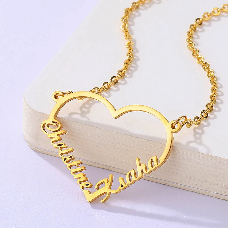 V LETTER NAME Heart Shape With name gold plated chain for girls and women &  Stylish Bracelet For Girls & Women (KC_01) (COMBO PACK OF 2 PIC)