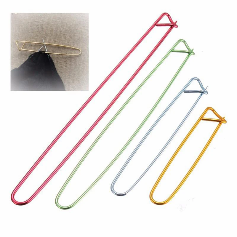 6Pcs Multi-color Marker Stitch Holder Needle Clip Craft Safety Pins Knitting Crochet Weaving Sewing Tools | Дом и сад