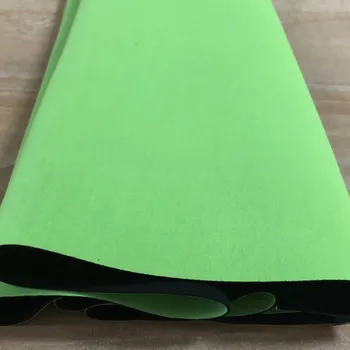 

2mm Elastic Fluorescent Green SRB Neoprene Fabrics Waterproof Wind Proof Neoprene Fabric For Diving Anti Vibration Protection