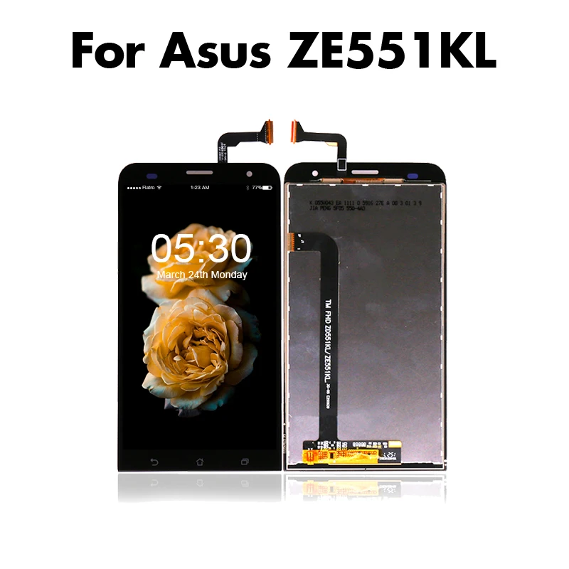 Дисплей для Asus ZenFone 2 Laser ZE551KL lcd сенсорный экран дигитайзер сборка Z00TD черный