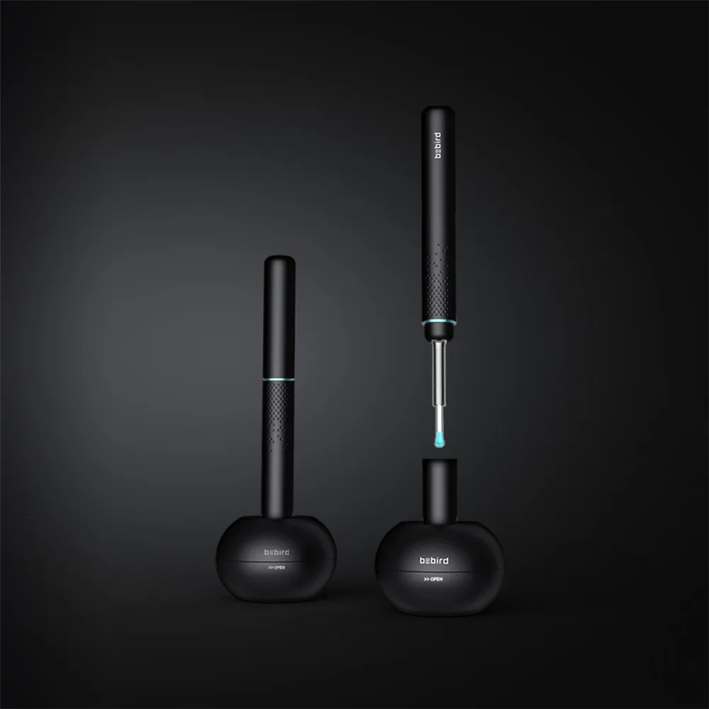 

Xiaomi Bebird M9 Pro Smart Visual Ear Stick Black 17 in1 300w High Precision Endoscope 350mAh with Magnetically Charged Base