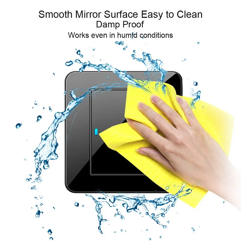 Умный Беспроводной Выключатель стандарт ЕС/Великобритании 1/2/3/4 банды 1/2