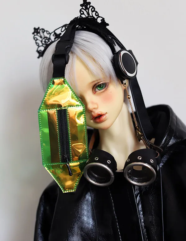 Bjd. DD аксессуары для кукол и реквизит подходят для 1/3 1/4 1/6 MSD размеры модные персонализированные мини лазерный оливково-сумка