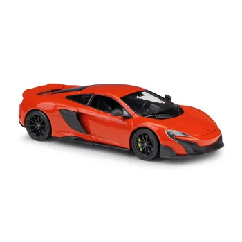 

1:24 Scale19.5cm DieCast Model Classic Sport cool Car Model Mclaren 675lt With Steering Wheel Control Front Wheel Steering Toys