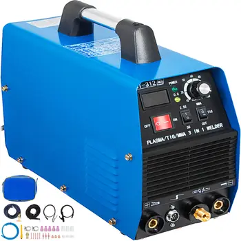 Best CT312 3-in-1 Welding Machine Digital TIG/MMA/ Plasma Cutter Welder & Accessories