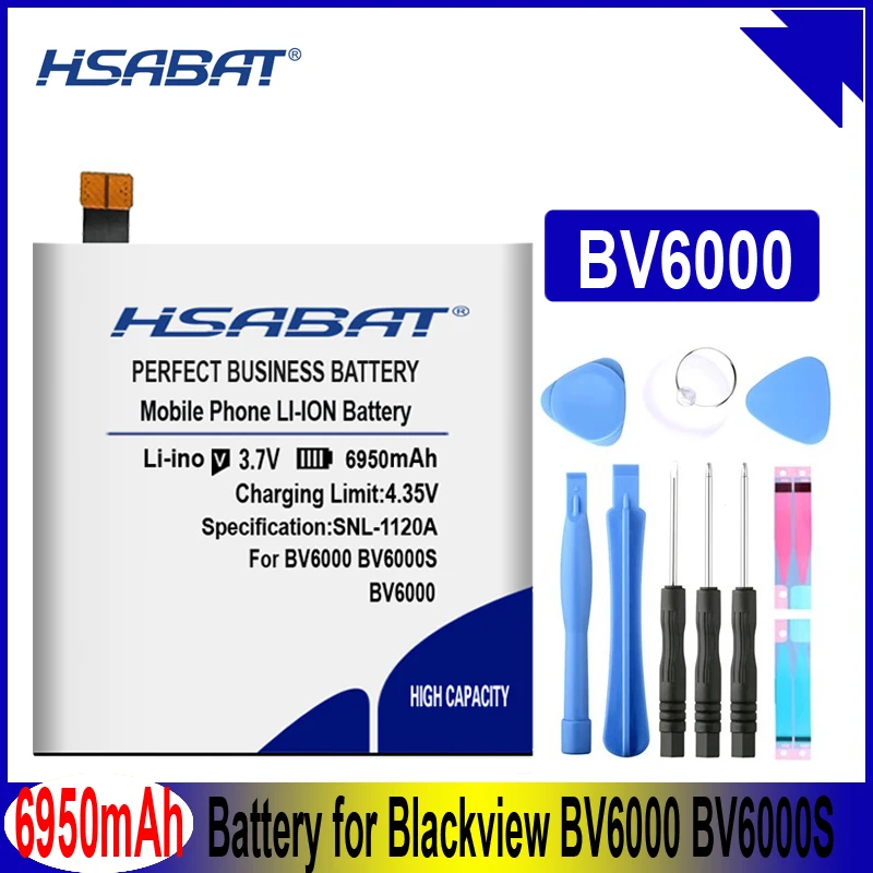 HSABAT 12000 мАч Топ батарея мобильного телефона для Blackview BV6000 BV6000S BV7000 BV8000 BV9000(BV7000 BV8000 BV9000 BV9500 Pro