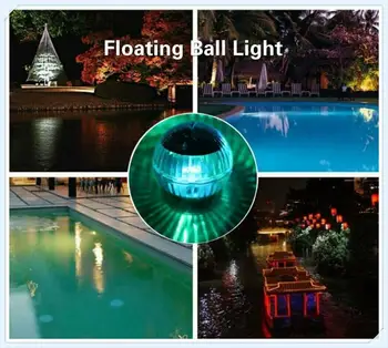 

Creative Solar Ball Lamp Floating Ball Light LED For Garden Swimming Pool Fountain Underwater Light Garden Pond Decoration Light