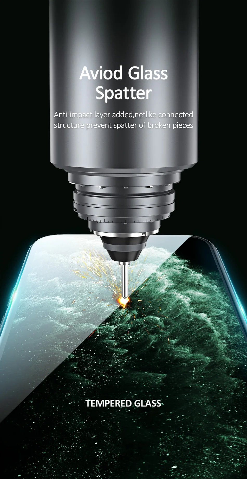 USAMS 9H защита экрана закаленное стекло для iPhone 11 Pro Max 12D полный экран изогнутый край закаленная Защитная пленка для iPhone11