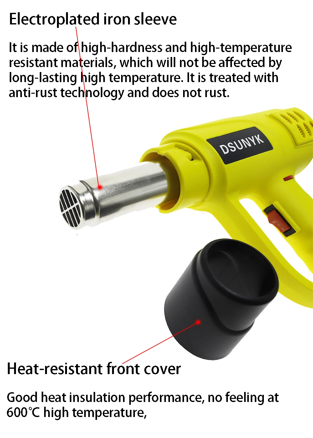 2000W Hot Air Gun Industrial Grade Digital Display Solding Heat Gun Electric Adjustable Temperature Welding Tool Electrical Tool hot air gun,heat gun