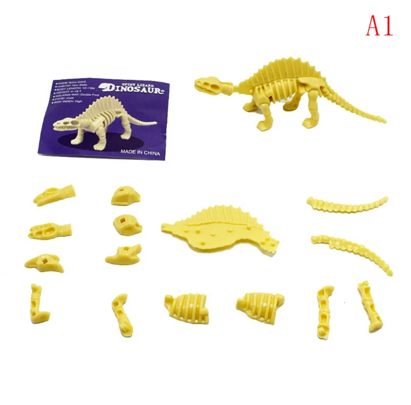 Забавные различные виды собранных Allosaurus Diplodocus динозавр модель скелета DIY игрушки