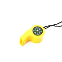 С компасом-в-мульти-функциональный свисток пластиковый свисток, многофункциональный пластиковый свисток