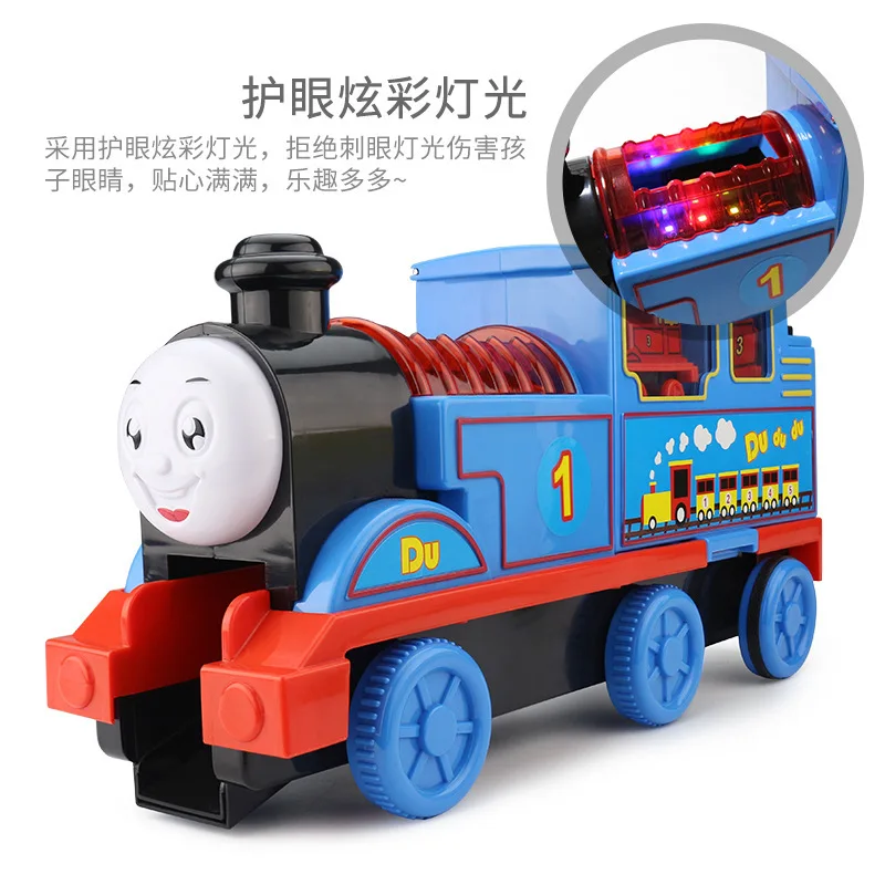 

Rolf Star Alloy Track Train Alloy Combination shou na che Children Sound And Light Toy Cartoon Car Toy