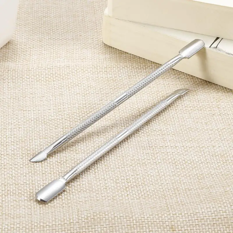 Nail Cuticle Spoon Pusher Scraper Remover Stainless Steel Remove Nail Dead Skin Pedicure Accessories Manicure Nail Care TSLM1