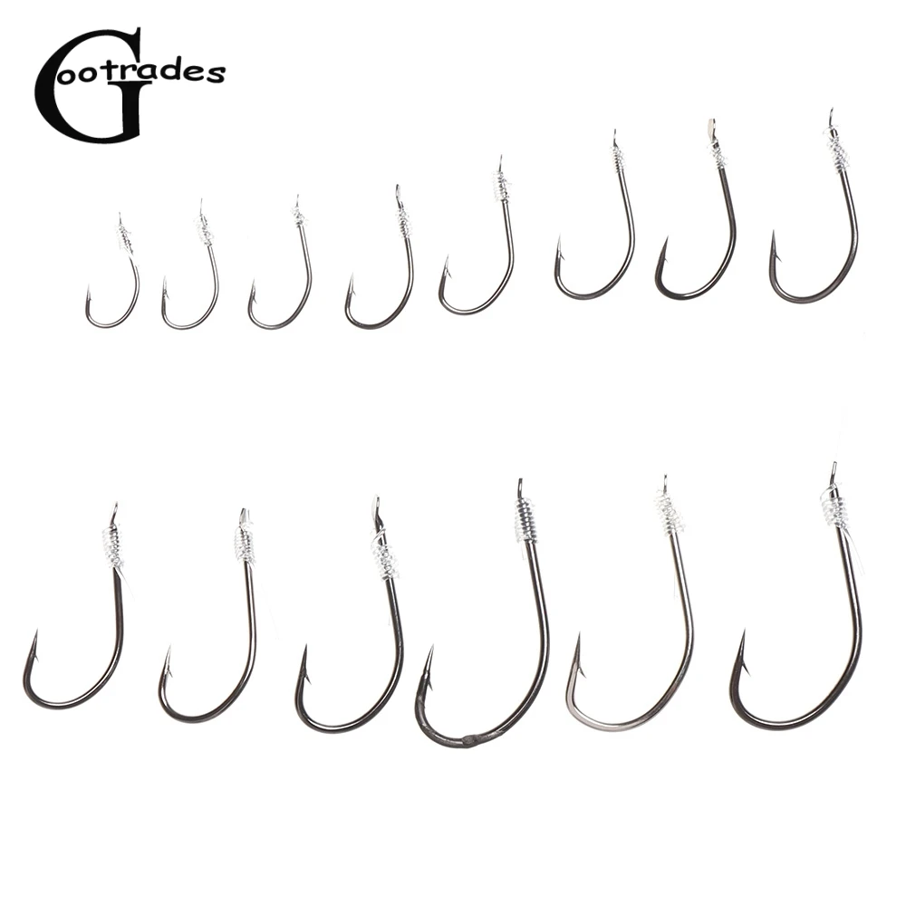 

20/28pcs High Carbon Steel Fishing Hook with Fishing Line Barbed Hook Sea Fishing Hooks Carp fishing Tackle Fish accessories