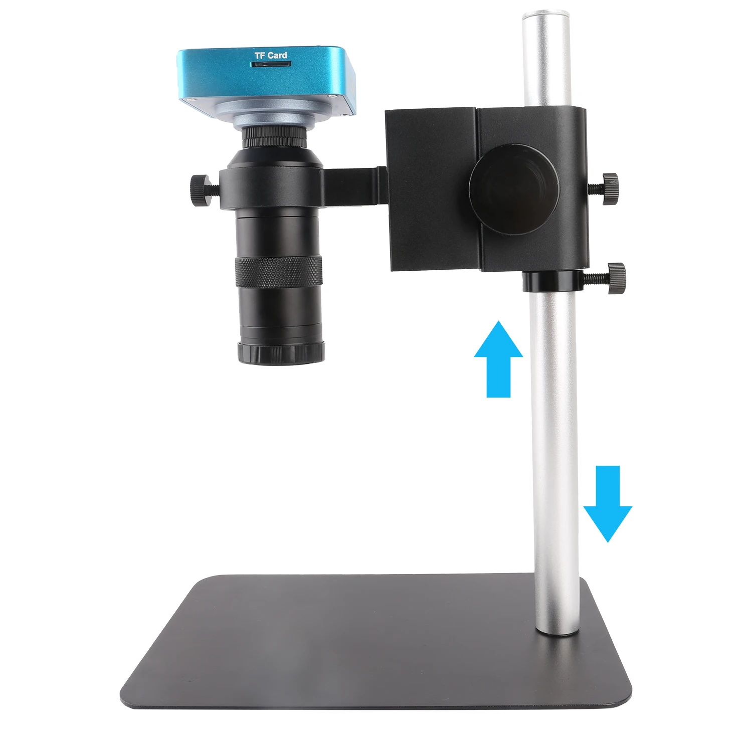 US $62.28 New 1080P HDMI VGA Digital Microscope For Electronic Soldering 130X 38MP Microscope Camera USB LED Ring Light PCB Board Repair