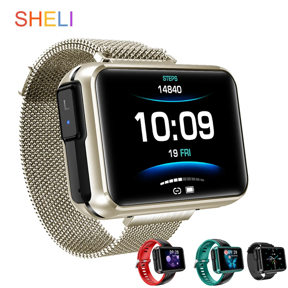 

Smart Watch and Headphones IP68 Waterproof Sports Smartwatch Fitness Heart Rate Tracker Women Men Smart Watch For iOS Android
