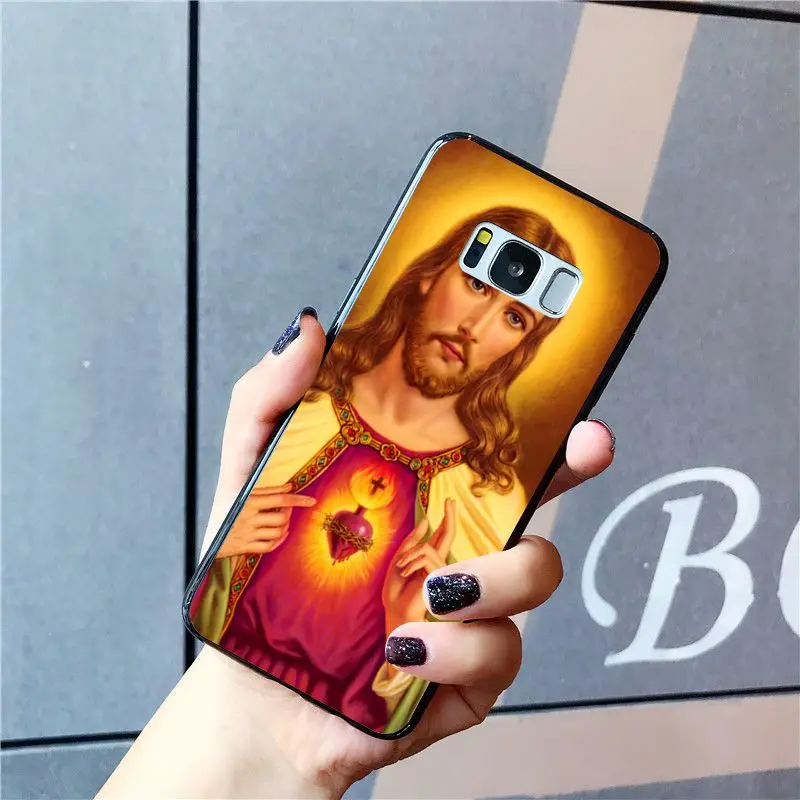 A8 Yinuoda Иисус Христос Бог благословит тебя, чехол для телефона для samsung Galaxy S10 плюс S10E S6 S7 S8 S9 S9Plus S10lite S5 M10 - Цвет: A8