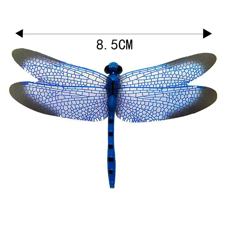 4PCS Simulation Dragonfly Magnets Sticker Souvenir Refrigerators Magnetic Message Sticker Home Decor Kitchen Accessories
