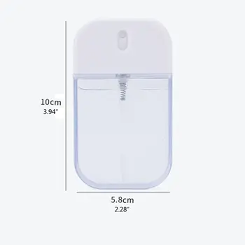 

5Pcs 35ml Portable Refillable Moisturizing Cardcase-like Pocket Spray Bottles X4YD