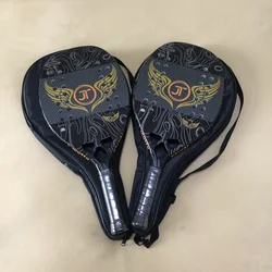 2PC 100 Full Carbon Fiber Vailable Raquete Beach Tennis EVA Elastic Material With Cover 50*23*2.2cm Lowest Price For Adult 2021