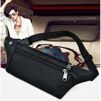

Men Women PU Waist Bum Bag Fanny Pack Belt Money Pouch Wallet Travel Hiking Bag