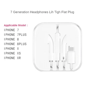 

For iphone earphone in ear stereo with microphone wired bluetooth наушники for iphone 7 8 plus x xr xs max 11 11 pro portable