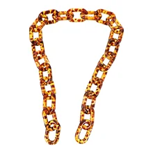 

1Pc Creative Bag Accessories Bag Leopard Prints Acrylic Chain DIY Props