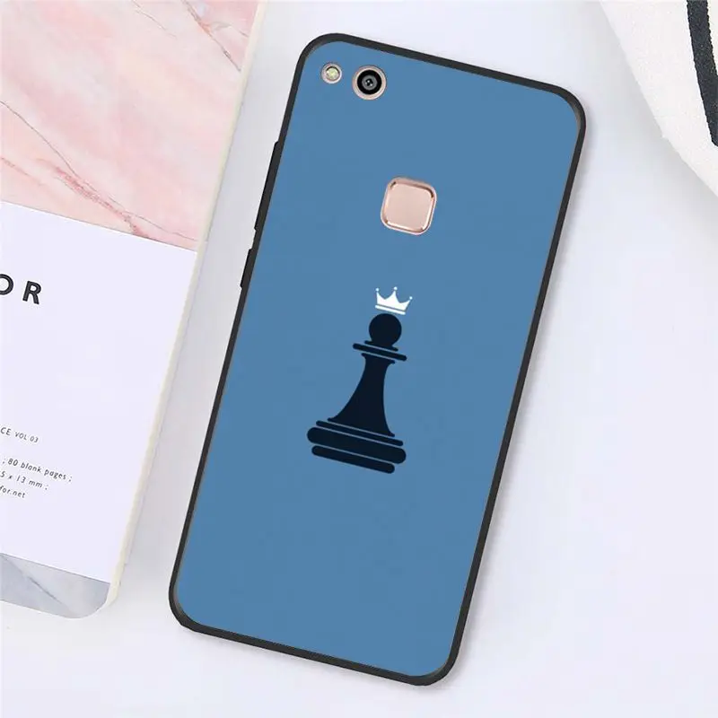 A2 Babaite Черный и белый цвета шахматы чехол для телефона для huawei Y5 II Y6 II Y5 Y6 Y7Prime Y9 - Цвет: A2