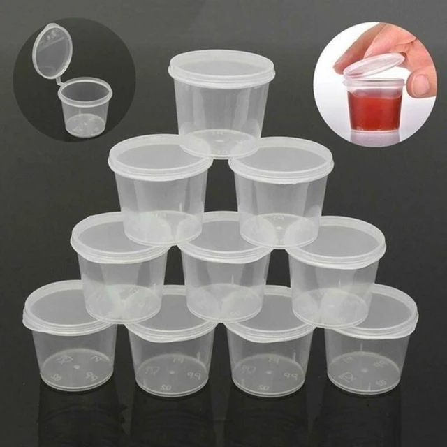  STOBOK 4pcs Boxes Sauce Sealed Box Sealable Containers Reusable  Sauce Containers Condiment Cups Reusable Mini Freezer Containers Small  Containers with Lids Mini Jam Storage Box Pack Pp : Office Products