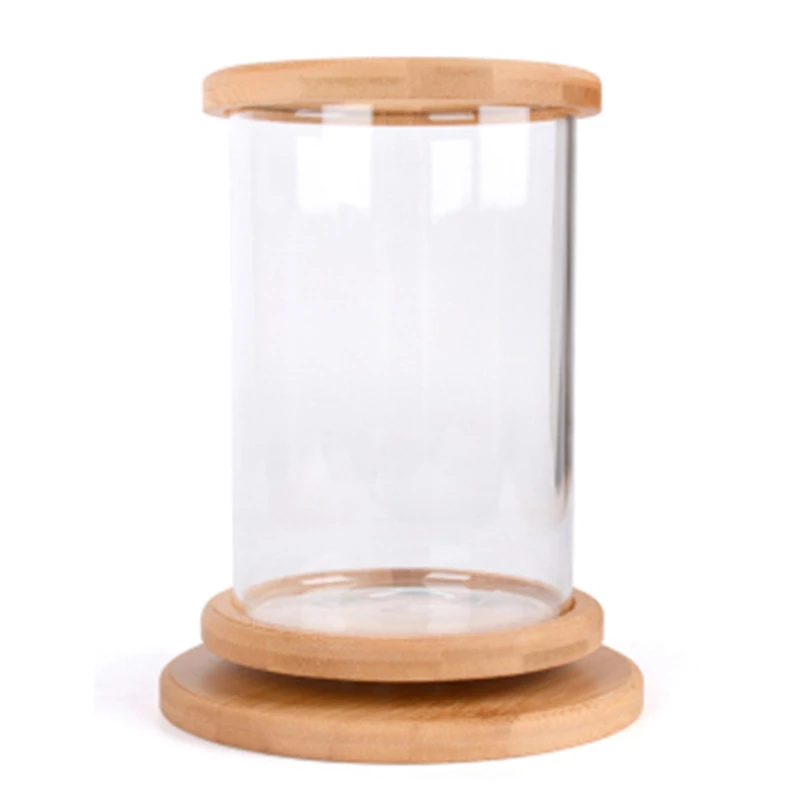 

Mini Desktop Ecological Bottle Led Illumination Fish Tank Bettas Cylinder