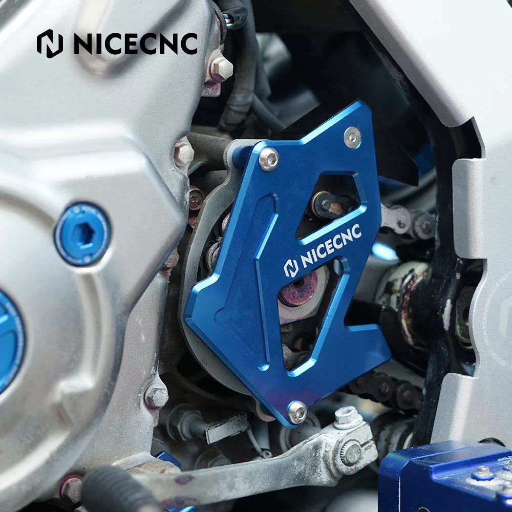 NICECNC 스프로킷 커버 케이스 보호기 보호대 체인 가드, 야마하 랩터 700R 2012 2016-2023 랩터 700 2006-2011 2013-2023 ATV용