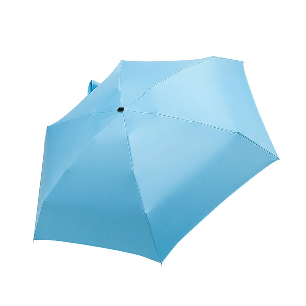 Зонт от солнца и дождя женский плоский легкий зонтик Зонт складной зонт от солнца мини-зонтик небольшой размер легко хранить 19SEP26