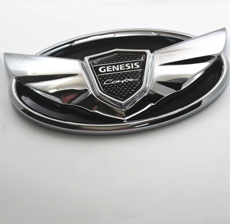 3D значок логотип GENESIS COUPE Стайлинг автомобиля Крыло ангела передней решетки