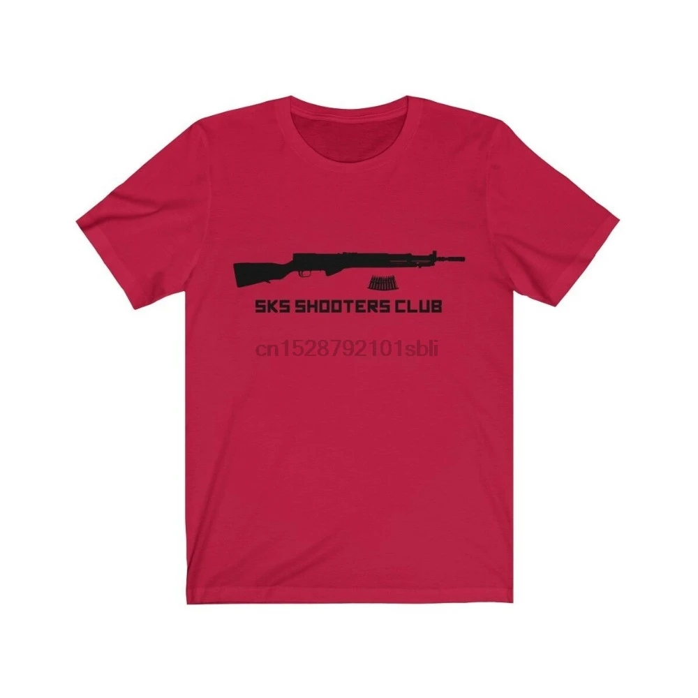 Клубная рубашка Sks Shooters. S-2Xl серая красная 7.62X39 Советская 7 62 Бесплатная доставка!