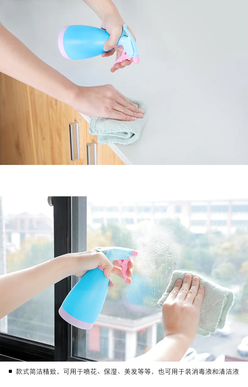 Candy-Colored Watering Can Hand Pressing Type Watering Sprayer Small Watering Can pen wu hu Sprinkling Can Wholesale
