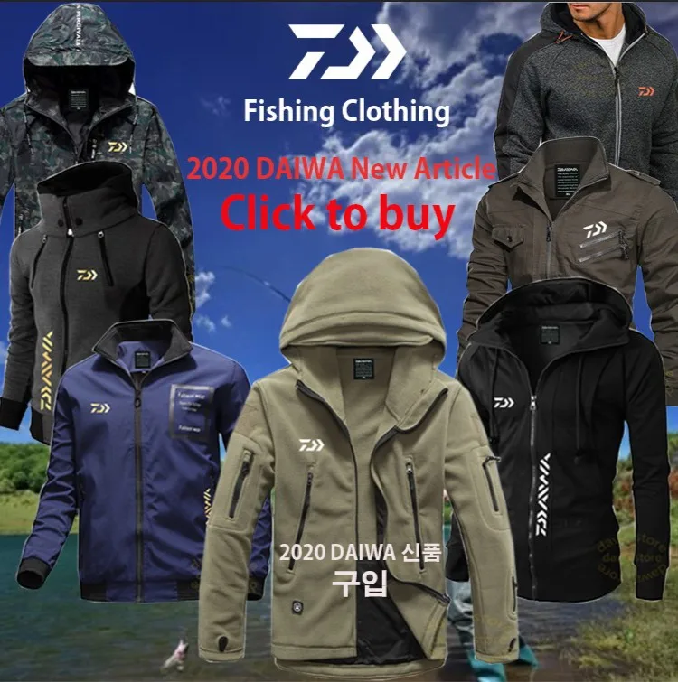 camisa de pesca multi-bolso inverno jaqueta de