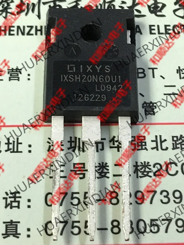 20 шт./лот IXSH20N60U1-247 600V 20A