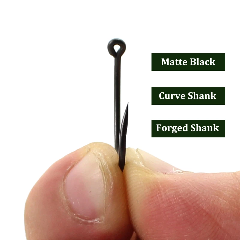 25PCS Teflon Coating Carp Fishing Hook Jig Head Yn Carp Hooks High Carbon Steel Curve Shank Barbed Fishhook Chod Hair Rigs Hooks 25PCS Teflon Coating Carp Fishing Hook Jig Head Yn Carp Hooks High Carbon Steel Curve Shank Barbed Fishhook Chod Hair Rigs Hooks