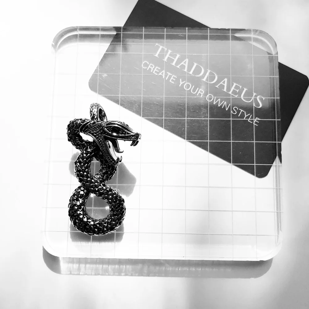 Подвеска под питона, новинка, модное ювелирное изделие Thomas Bijoux, ожерелье, аксессуары, 925 пробы, Серебряный подарок для мужчин и женщин