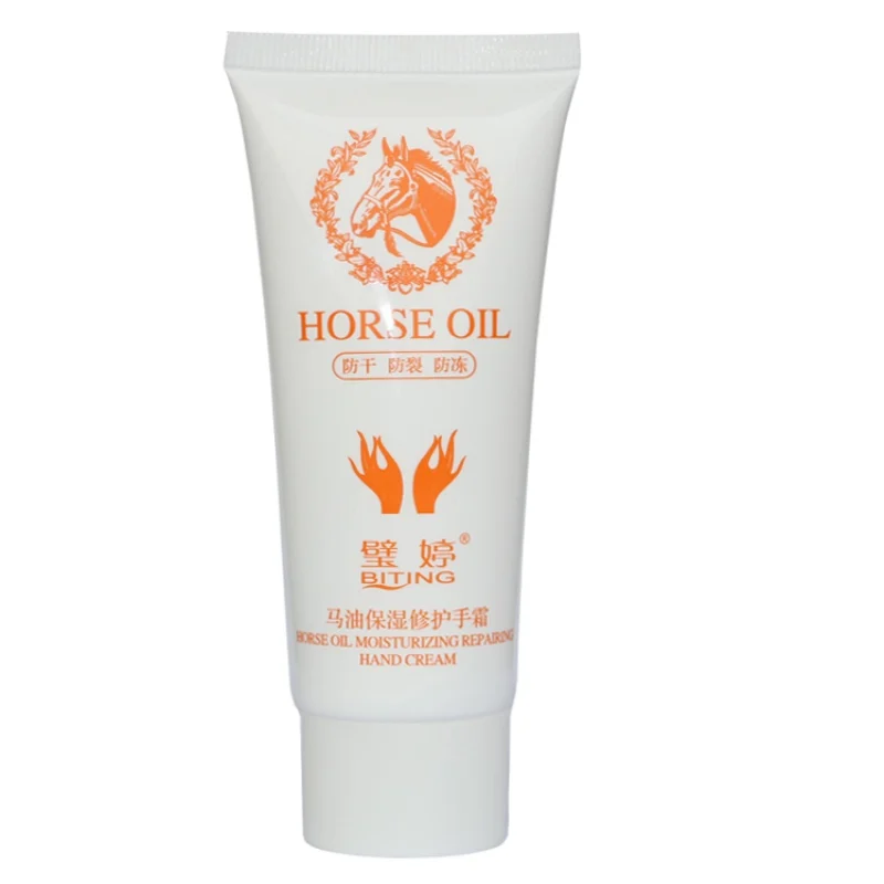 Horse Oil Moisturizing Hand Cream Lotion Crema De Manos Handcreme Hydrating Smooth Fine Lines Care Cream-s |