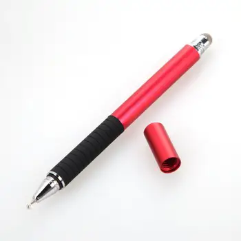 

Universal Capacitive Touch Screen Pen 2 in1 Precision Pen For iPhone iPad Smartphones Tablet Multifunction Touchscreen Pen Red