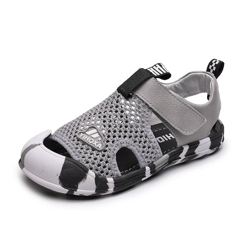 children's sandals near me Children's shoes 2022 boy sandals new summer children's non-slip soft bottom genuine  leather boys shoes children's shoes for adults Children's Shoes