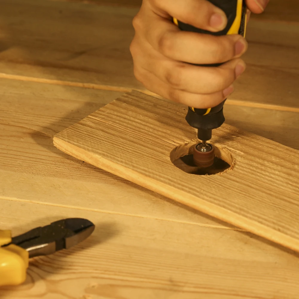 DEKO DKRT01 220V Variable Speed Mini Grinder Electric Cutting Polishing Drilling Rotary Power Tool with Accessories