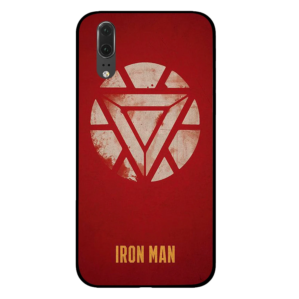 Ironman и Hulk Marvel Comic черный чехол для телефона huawei P30 P20 mate 10 20 Pro Lite Nova 3 4 3i чехол - Цвет: 6