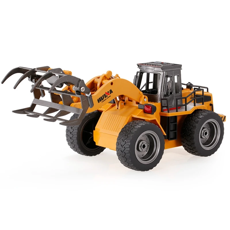 HUINA 1590 1/18 2,4 GHz 6CH RC сплав древесины Grab грузовик игрушки