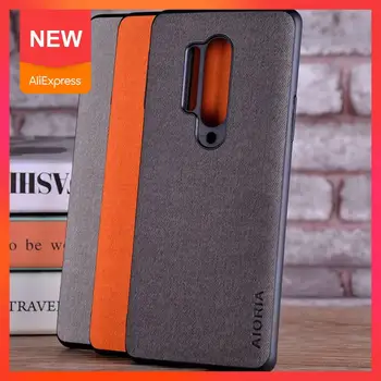 

Case For Oneplus 8 8 Pro coque Luxury Textile Leather Case 8 phone Dropshipping cover For Oneplus Skin 8 Pro hard Soft TPU S9W3
